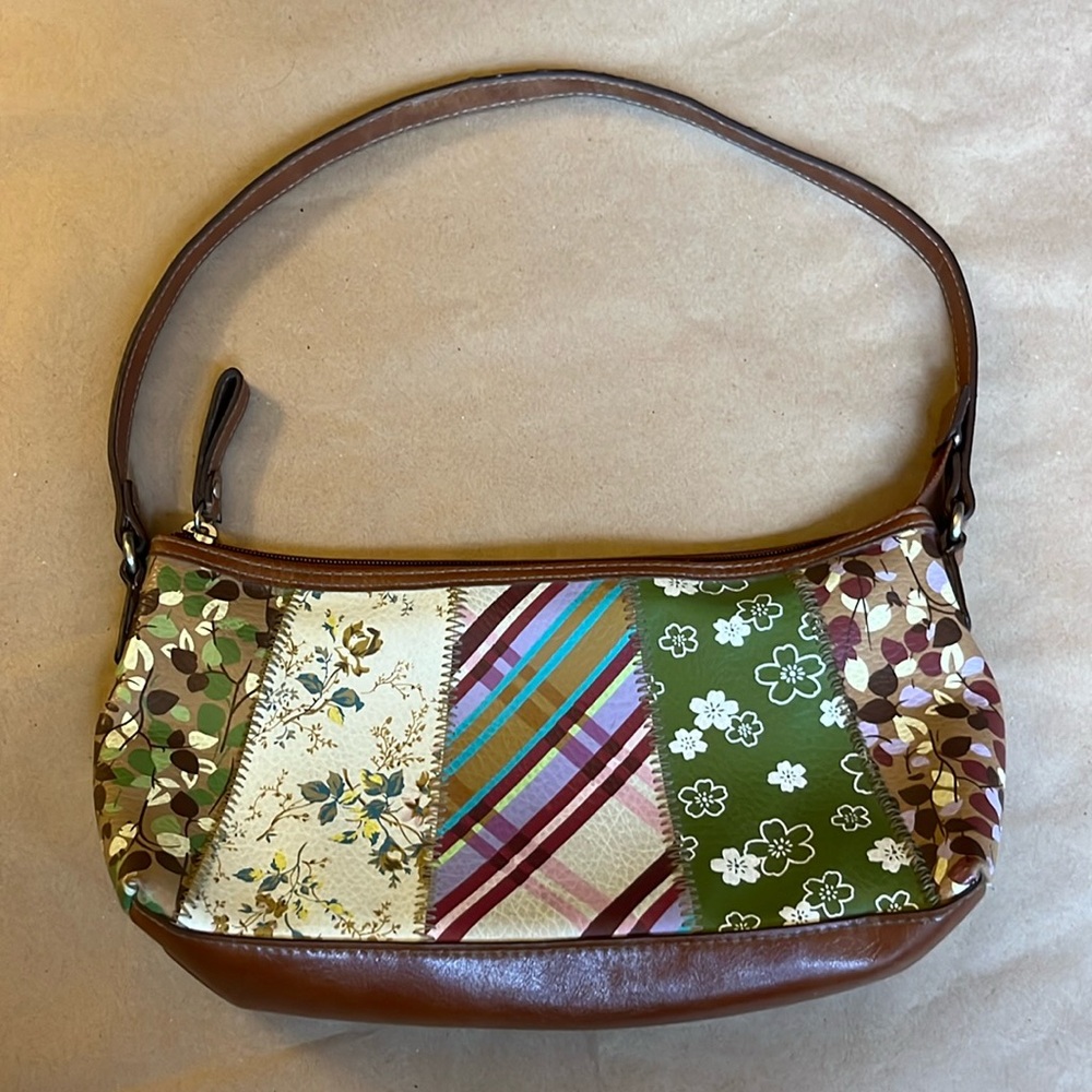 Relic Shoulder Bag Patchwork Mixed Prints & Brown - image 2